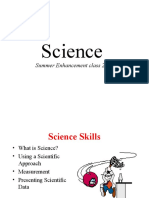 Science: Summer Enhancement Class 2019