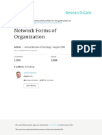 Network Forms of Organization