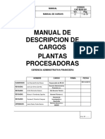 Manual de Descripcion de Cargos de Plantas Lacteosbol 2016 PDF