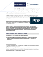 Politica de Gestion Del Riesgo PDF