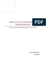 Model de Tipus Polinomial D'Un Sistema Sorollós: Disseny de Sistemes Electrònics I de Control