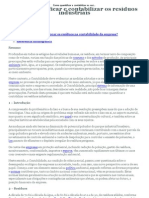 Como Quantificar e Contabilizar Os Resíduos Industriais - Monografias