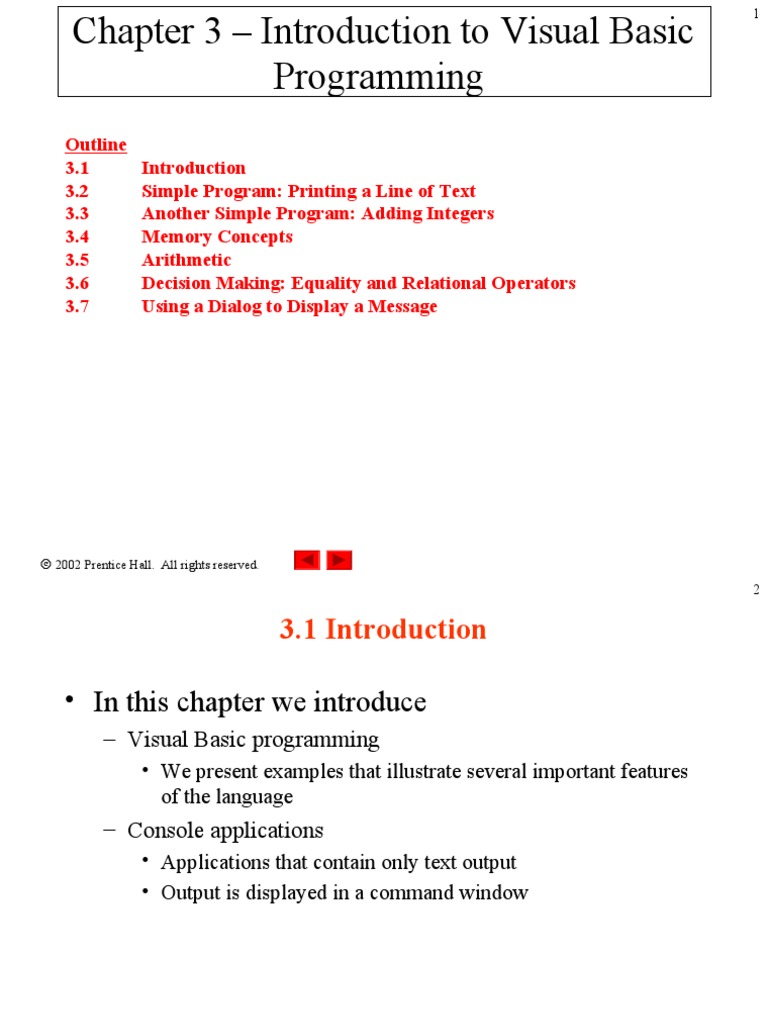 2002 Prentice Hall. All Rights Reserved | PDF | Visual Basic .Net ...