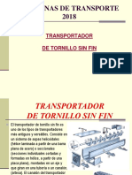 1 - Transportador de Tornillo Sin Fin
