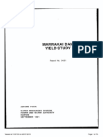 Marrakaidam Yield Study: Report No