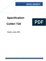 Colibri T20 Tegra2 256MB V1.2a - Specification - CO60041 PDF