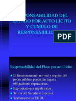 Responsabilidad Del Estado, Acto Licito y Cumulo de Respons, 2020 PDF