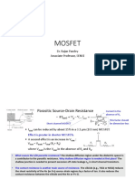 MOSFET Parasitic Resistance and Effective Channel Length