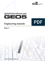 Engineering manuals GEO5 programs - Analyzing a gravity wall using different standards