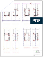 Gada S.A.: 120 Viviendas Río Grande Planos de Replanteo Vivienda Tipo Esc 1:100