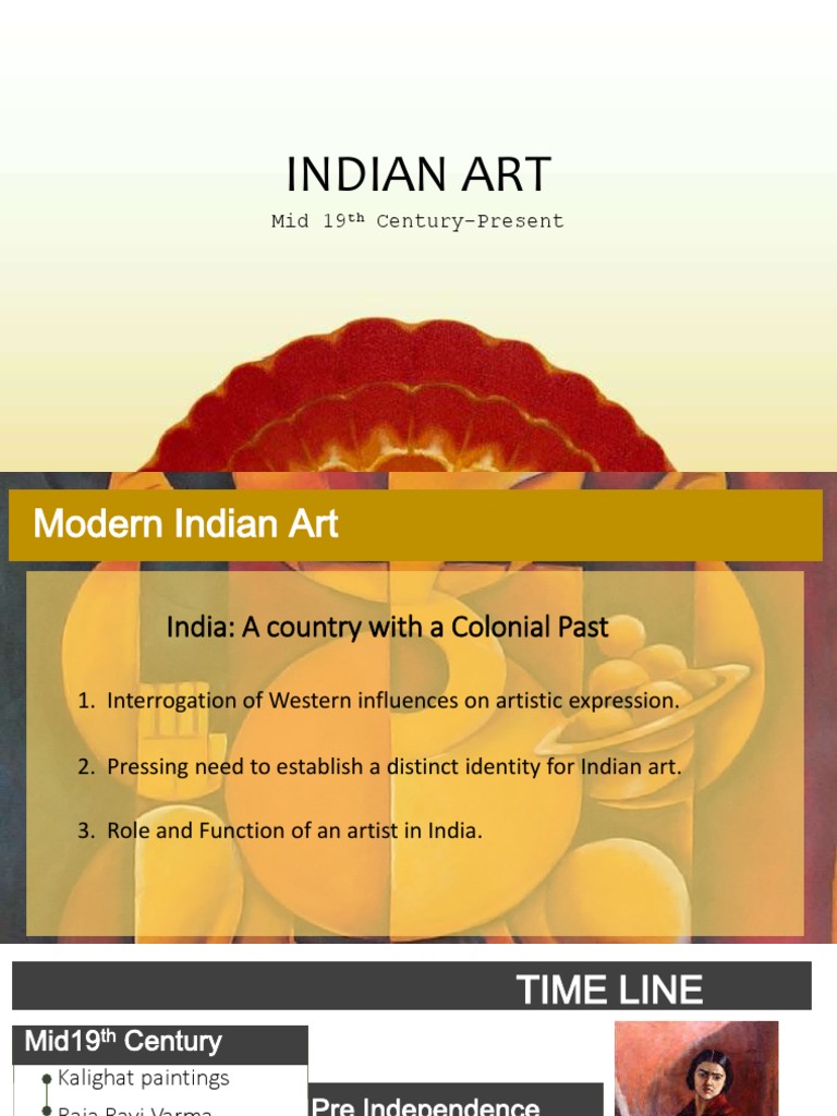 Evolution of Indian Art (19th Century-Present) | PDF | Paintings