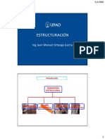 Estructuración: Ing Juan Manuel Urteaga García