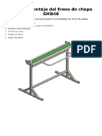 Guía de Montaje Del Freno de Chapa SMB48