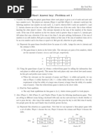 Short Answer Key: Problem Set 1