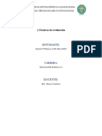 Didacticas de Las CCNN Tecnicas de Evaluación