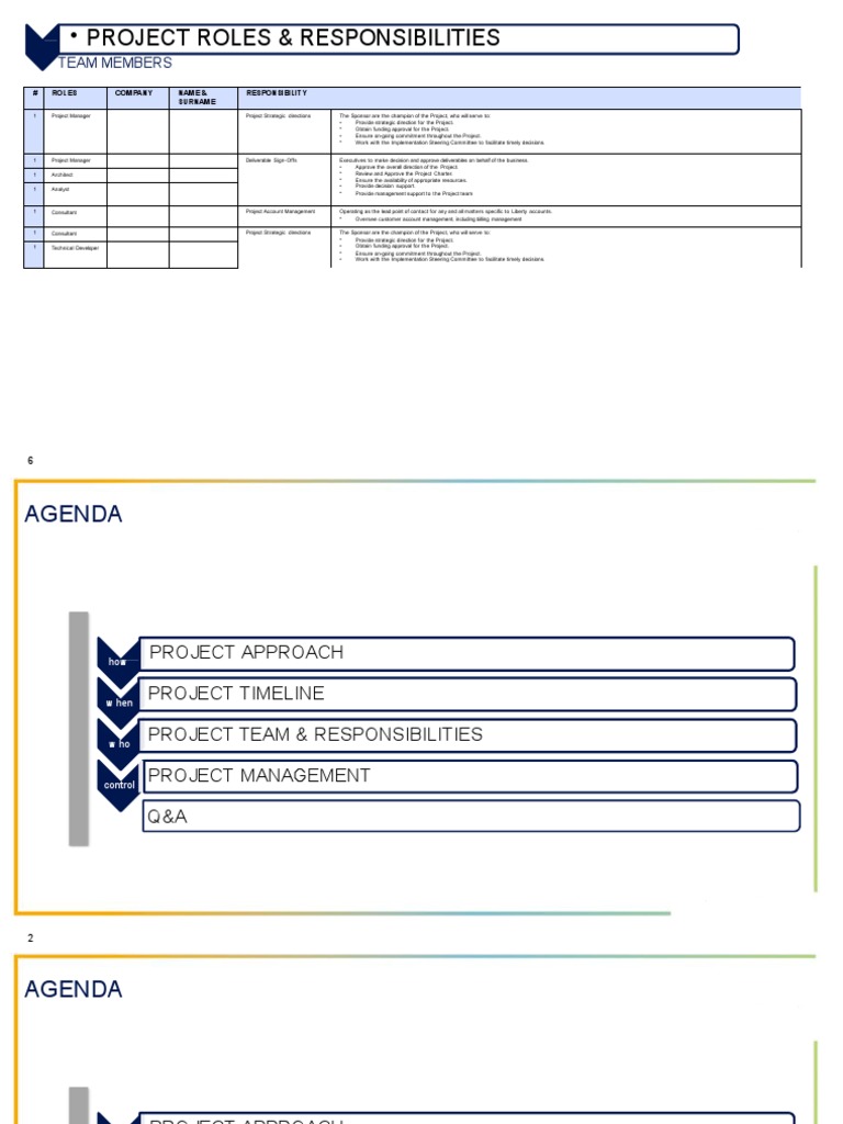 Project Team Roles and Responsibilities | PDF | Project Management ...