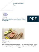 Dieta Cetogênica Como Fazer - O Guia Absolutamente Completo