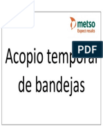 Acopio Temporal de Bandejas