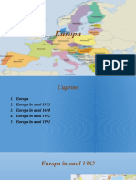 Schimbari Geopolitice in Europa