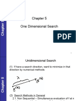 Unidimensional Search Methods