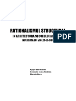 Rationalismul Structural in Arhitectura PDF