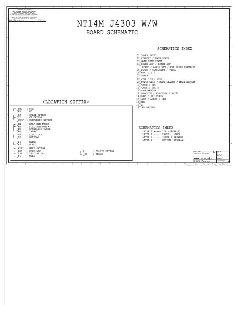 Samsung Board Schematic Overview | PDF | Computer Architecture ...