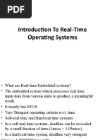 Introduction To Real-Time Operating Systems