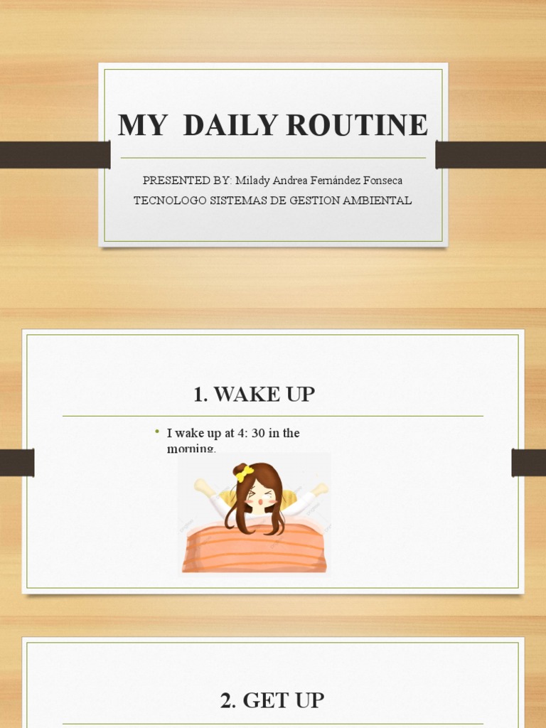 My Daily Routine Overview | PDF