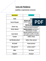 Lista de Palabras