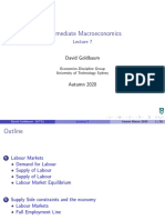 Intermediate Macroeconomics: David Goldbaum