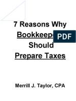 7 Reasons Why Bookkeepers Should Prepare Taxes PDF