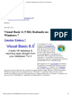 Visual Basic 6 (VB6) Rodando No Windows 7 - Gus SOS Brasil