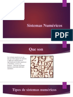 Sistemas numéricos: Decimal, Binario, Octal y Hexadecimal
