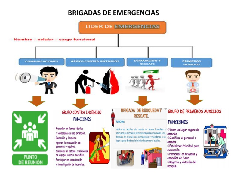 Infografia Brigadas de Emergencias PDF