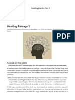 Reading Passage 1: A Song On The Brain