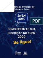 Tutorial de inscrição no Enem 2020