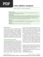 Pediatric Status Epilepticus Management