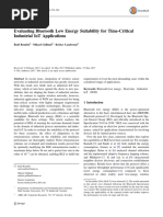 Rondón2017 Article EvaluatingBluetoothLowEnergySu PDF