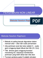 Metode Newton Raphson