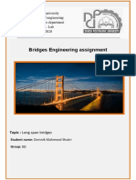Bridges Engineering Assignment: Topic: Long Span Bridges