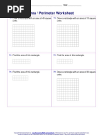 Area / Perimeter Worksheet