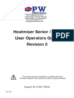 Heatmiser Senior / Plus User Operators Guide Revision 2: Support Tel: 01254 776343