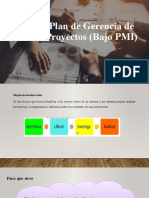 Plan de Gerencia de Proyectos (Bajo PMI)