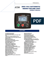 Dkg-109J Automatic Mains Failure Unit