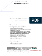 Guía para Implementar Un ERP en La Empresa - Evaluando ERP