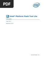 Intel Platform Flash Tool Lite: User Guide