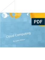 Cloud C Omputin G: by Justin Wilson