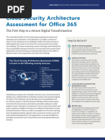 Cloud Security Architecture Assessment For Office 365: The First Step To A Secure Digital Transformation