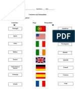 Countries Nationalities