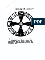 The Beginning of Masonry - F Higgins PDF